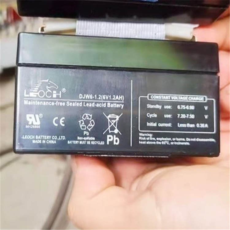 理士 DJW6-1.2 6V1.2AH 电子称蓄电池仪器消费机电瓶 铅酸免维护