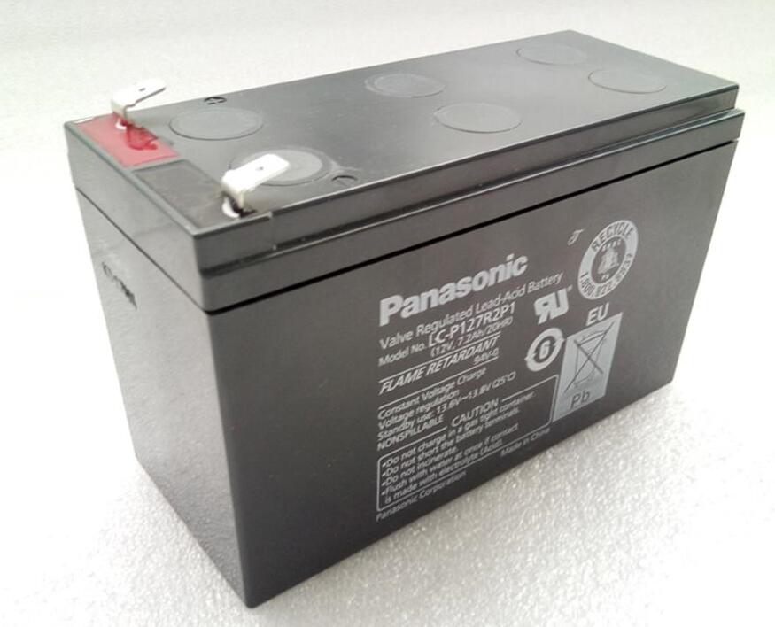 Panasonic松下LC-P127R2P1 12V7.2AH应急照明 电梯门禁消防主