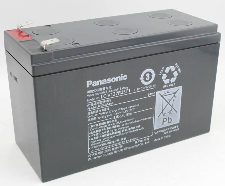 Panasonic松下LC-V122R2J 12V2.2AH 免维护铅酸通讯门禁消防