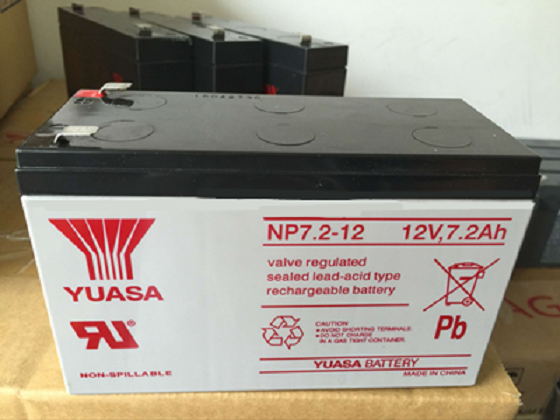 YUASA汤浅蓄电池NP7.2-12 12V7.2AH医疗设备 电梯照明/音响/报警器