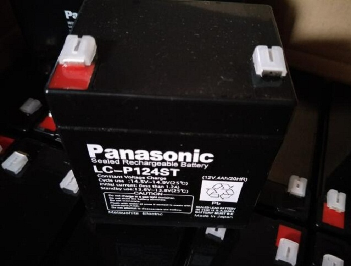 Panasonic松下LC-P124ST 12V4AH风电储能 免维护铅酸电瓶EPS UPS