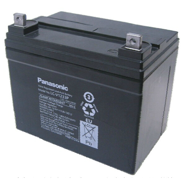 Panasonic松下LC-V1233P 12V33AH 免维护通讯太阳能直流屏
