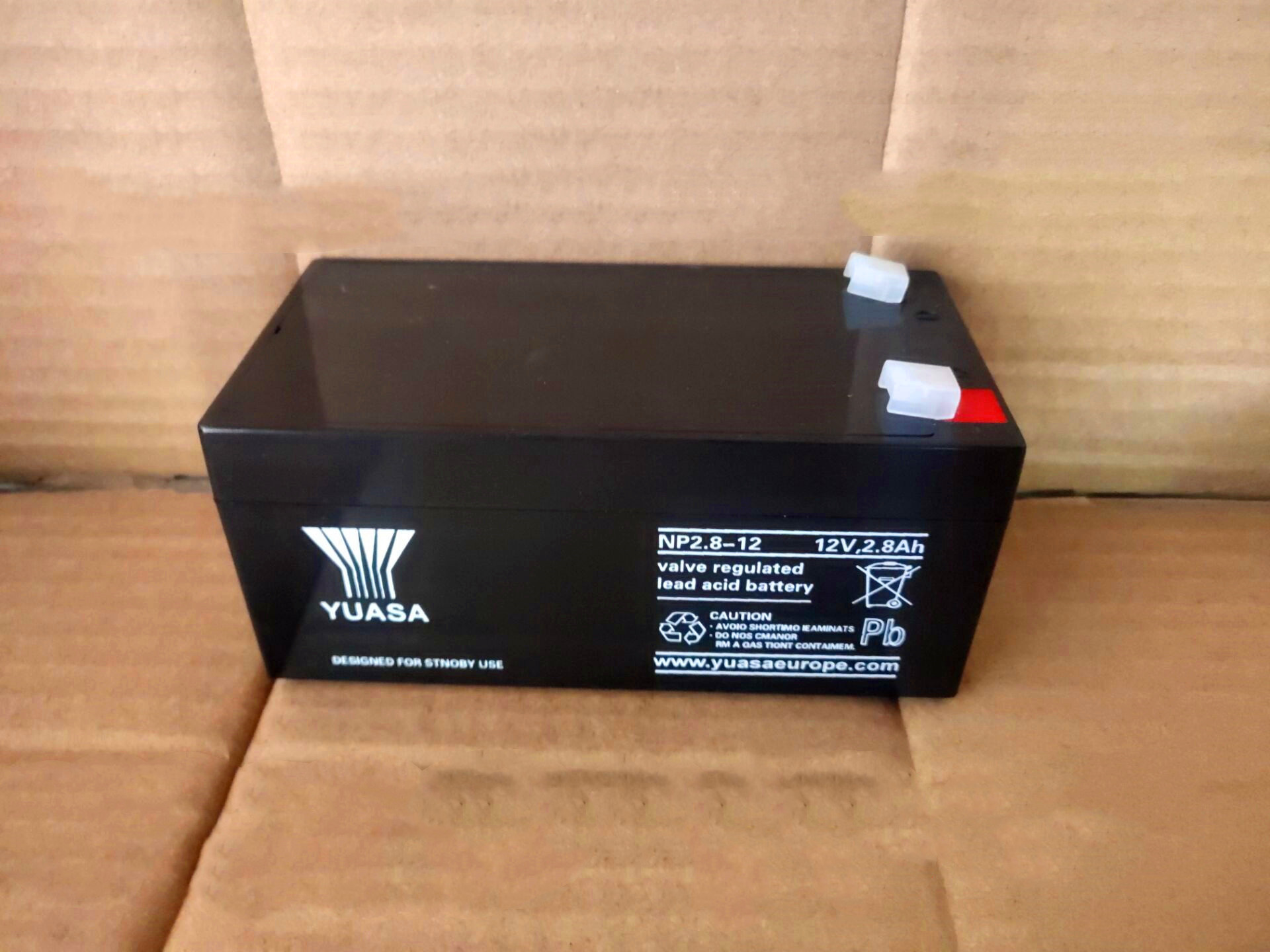 YUASA汤浅蓄电池NP2.8-12 12V2.8AH 童车 电子仪器医疗设备包邮