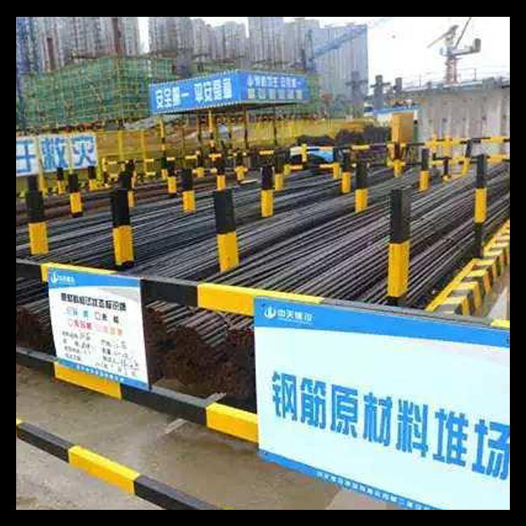 永邦供应  重庆   工字钢原材料堆放平台  组装式钢筋堆放架   工地定型化钢筋堆放架