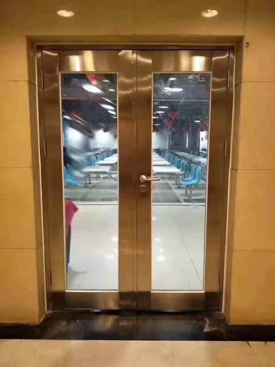 钢质钢制不锈钢玻璃防火门厂家直销定制甲乙级玻璃防火门资料齐全