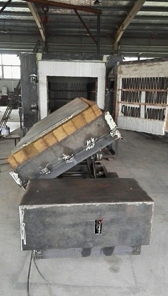 翻转台车炉 台车炉 全纤维台车炉  热处理台车炉 工业炉安徽发铸工业炉