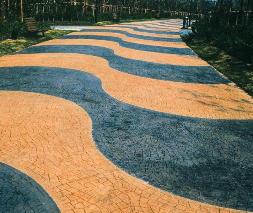彩色压花强化料 压花地坪需要什么材料  压花地坪原料 普林德建材