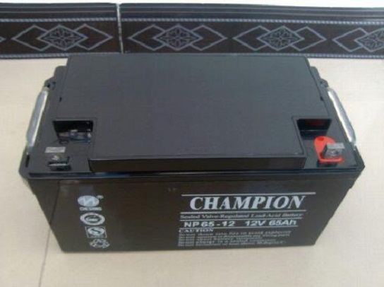 CHAMPION蓄电池NP65-12 12V65AH 免维护UPS/EPS直流屏 计算机 太阳能