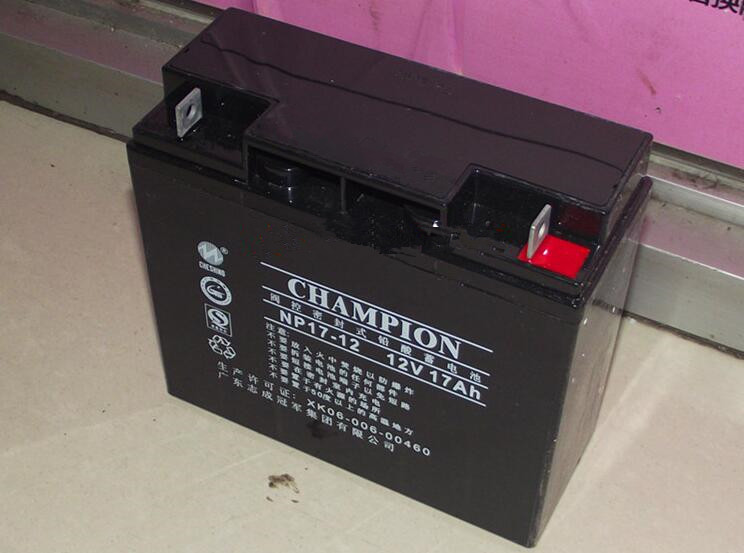 CHAMPION蓄电池NP17-12 12V17AH 消防通讯机房照明UPS电源