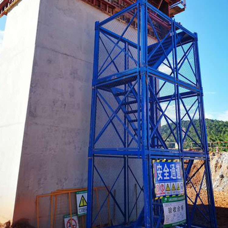 地铁深基坑安全梯笼 工地基坑安全梯笼 按需供应 桥梁建筑安全梯笼 支持订制