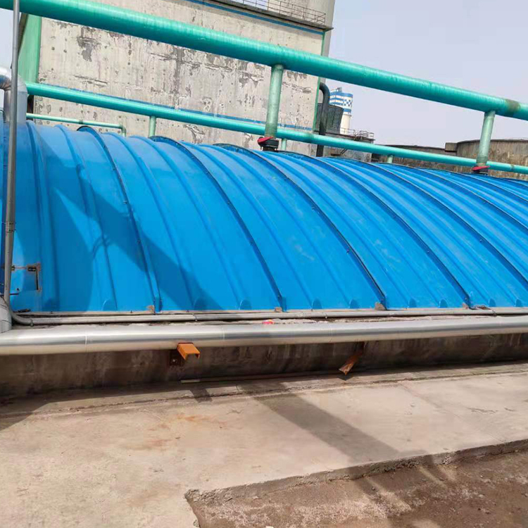 玻璃钢集气罩 拱形玻璃钢污水池盖板 臭气池密封罩