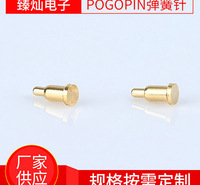 pogopin弹簧针 电池供应连接器 大电流导电顶针 黄铜合金测试探针