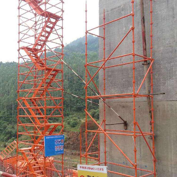 墩柱施工安全爬梯 桥梁施工安全爬梯 之字型安全爬梯 欢迎订购