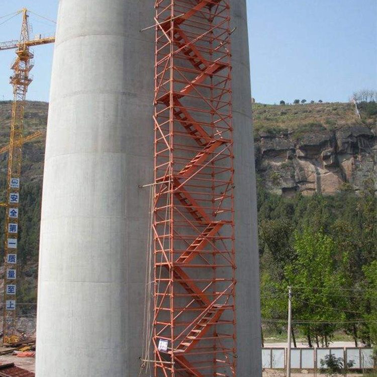 建筑之字形安全爬梯 施工脚手架爬梯 建筑用安全爬梯 现货出售