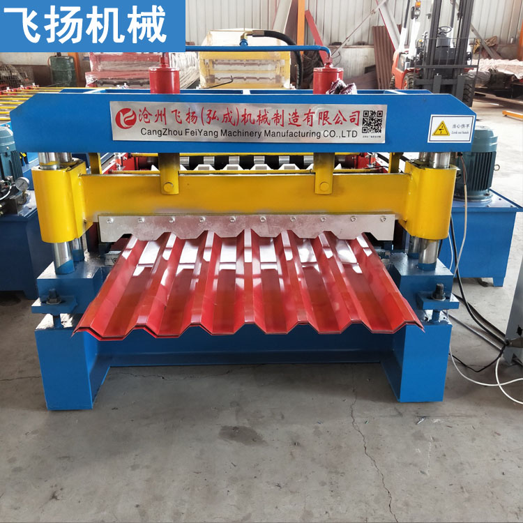飞扬机械双层压瓦机金属成型设备 彩钢压瓦机 900-910双层压瓦机 现货欢迎合作洽谈