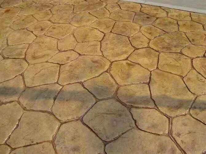 艺术地坪 彩色地坪地面 压膜地坪 晶邦地坪