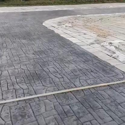 地坪压模施工 水泥路面压纹 彩色混凝土颜料 晶邦地坪