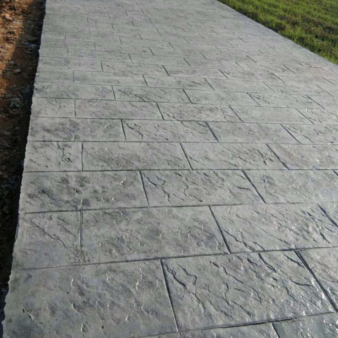 压模地坪厂家 压印混凝土材料 地坪压模施工 晶邦新材料