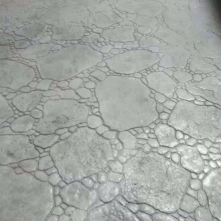 压花地坪施工单价 混凝土压模地面 混凝土压花施工 晶邦地坪