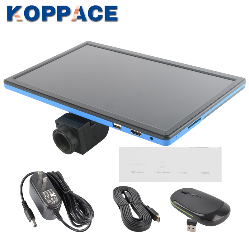 KOPPACE 200万像素工业测量显微镜相机11.6英寸高屏可拍照录像和测量