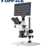 KOPPACE 6.7X-45X三目电子显微镜200万像素可拍照片录像测量