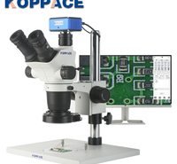 KOPPACE 6.7X-45X电子测量显微镜200万像素可以拍摄照片和视频三目立体显微镜