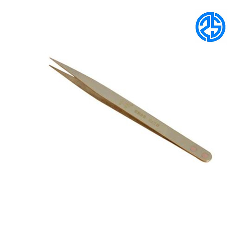 防爆镊子 A行镊子 黄铜无火花镊子 铜制尖头夹子锃盛