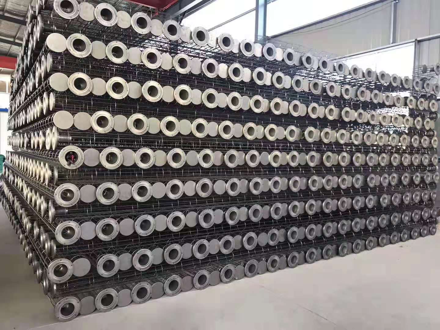 现货批发 镀锌除尘骨架 除尘袋笼 喷塑除尘骨架 除尘器龙骨有机硅骨架
