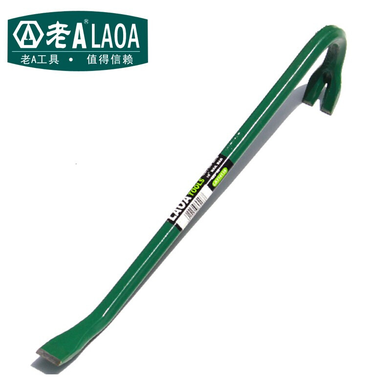 老A（LAOA）撬棍18英寸 起钉器 木工撬棍撬棒撬杠 拆钉工具 LA714118
