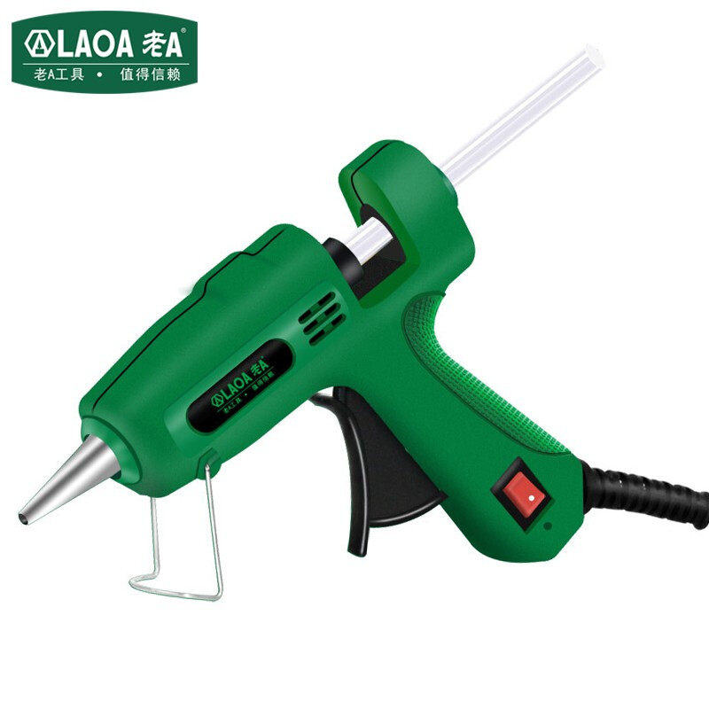 老A（LAOA）热熔胶枪25W 电胶枪胶水枪 打胶枪DIY粘胶枪 LA813025