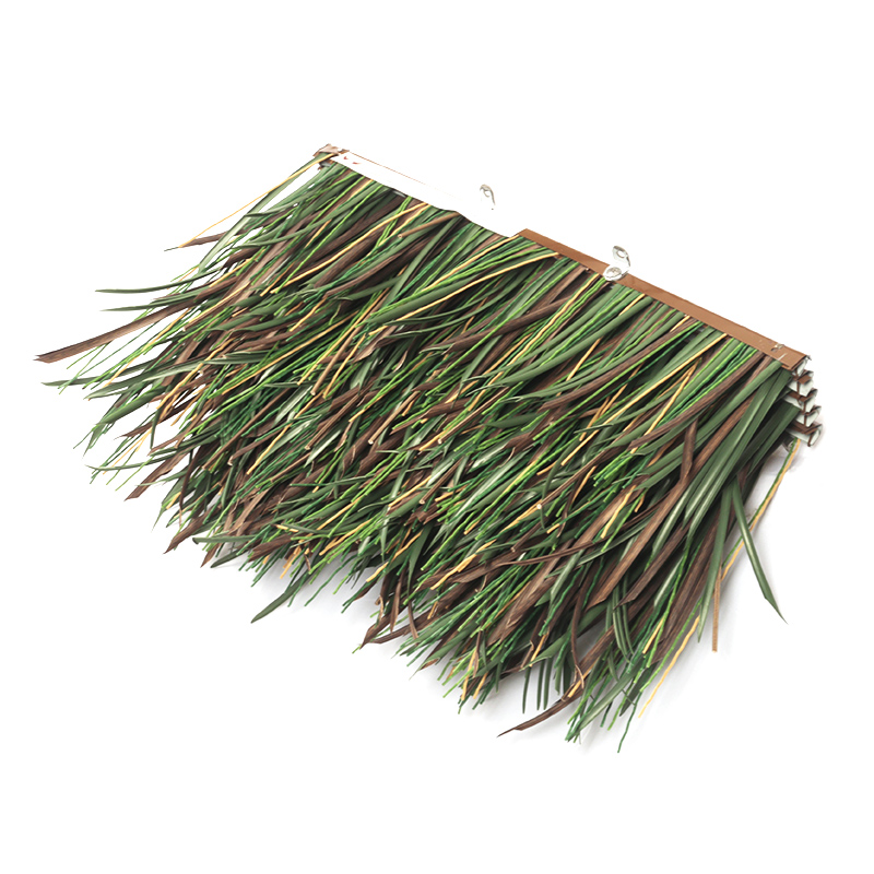 厂家直供 附着力好铝制茅草 耐冲击仿真枯草 重量轻铝合金茅草顶