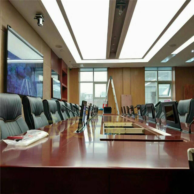 云南无纸化会议系统厂家 平板无纸化会议系统 桌面升降器 勤嘉利实力商家666