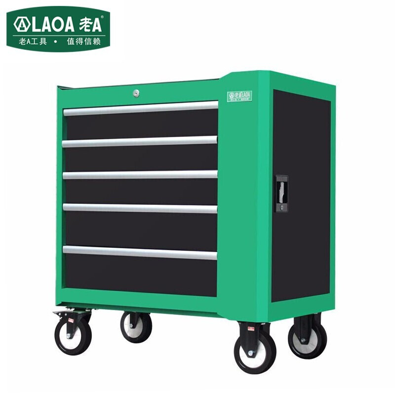 老A（LAOA）重型工具车 手推车五层汽修工具柜收纳柜 LA119005