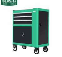 老A（LAOA）重型工具车 手推车三层抽屉汽修工具柜收纳柜 LA119230