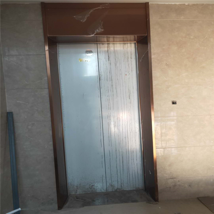 潍坊电梯不锈钢门套  电梯门套  拉丝不锈钢电梯门套