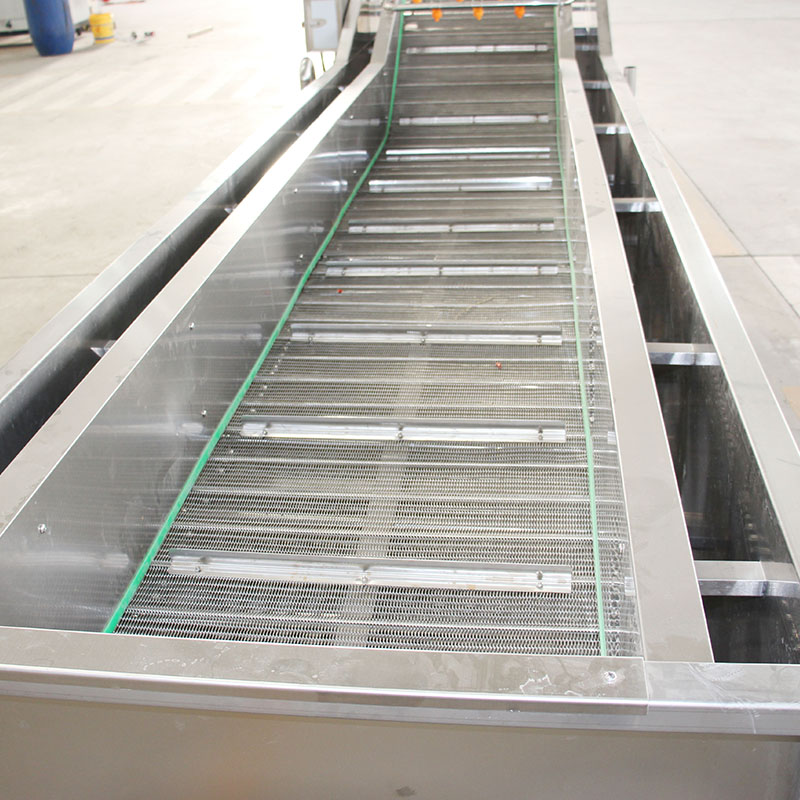 果蔬加工成套设备 山东华力 不锈钢 1.5kw 现货 气泡冲浪喷淋式