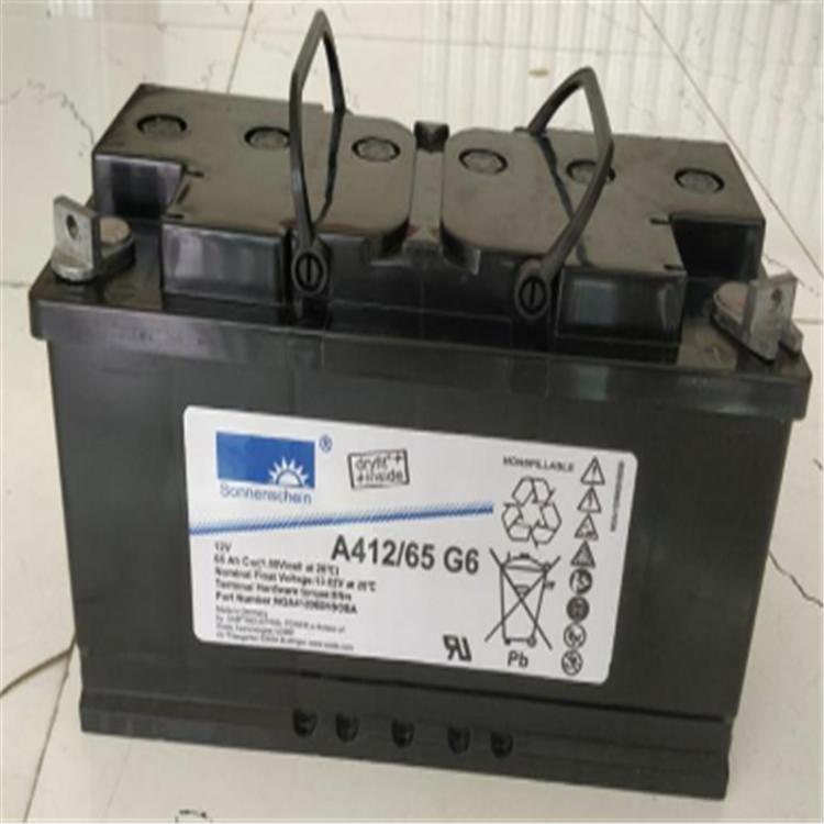 德国阳光蓄电池A412/65G6/12V65AH胶体免维护 UPS电源专用