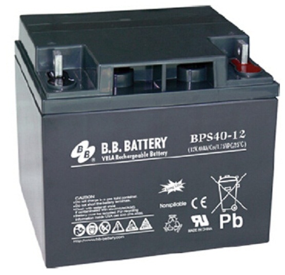 美美BB蓄电池BPS40-12 12V40AH 应急照明 免维护 电瓶 包邮