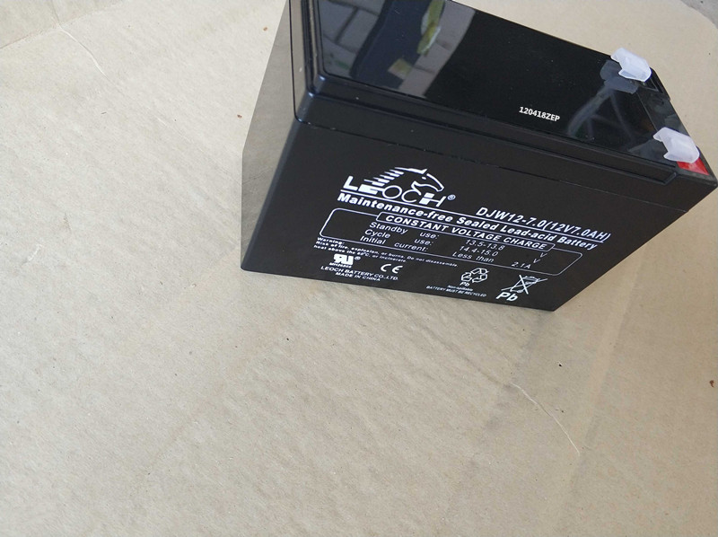 LEOCH理士蓄电池DJW12-7.0 12V7.0AH 通力电梯玩具车喷雾器用电瓶