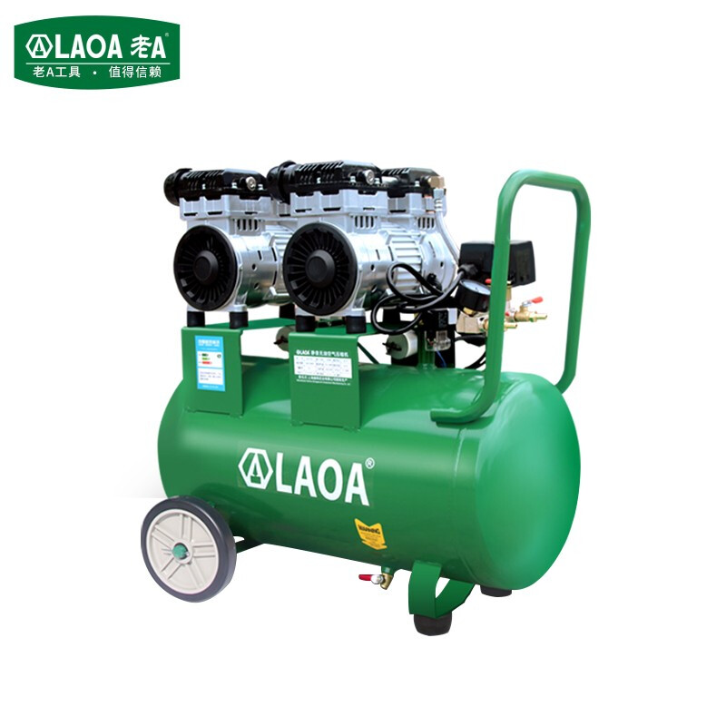 老A（LAOA）空压机大型 工业无油静音空气压缩机打气泵2200W LA241102