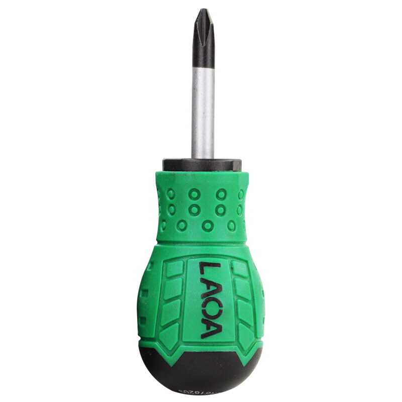 老A（LAOA）螺丝刀十字 工业级防滑双色柄螺丝批 改锥起子 6x38mm LA618209