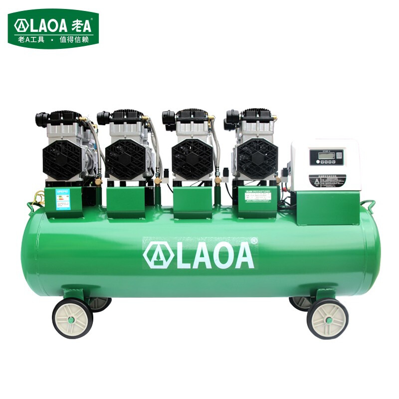 老A（LAOA）空压机大型 工业无油静音空气压缩机打气泵4400W LA241104