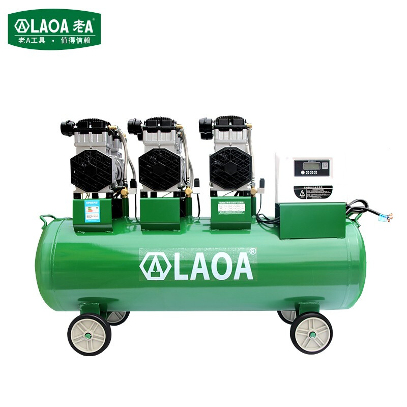 老A（LAOA）空压机大型 工业无油静音空气压缩机打气泵3300W LA241103