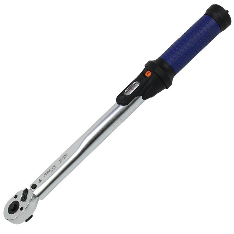 老A（LAOA）扭力扳手10-100n/m 预置式可调扭矩扳手公斤扳手带透视窗 LA353010
