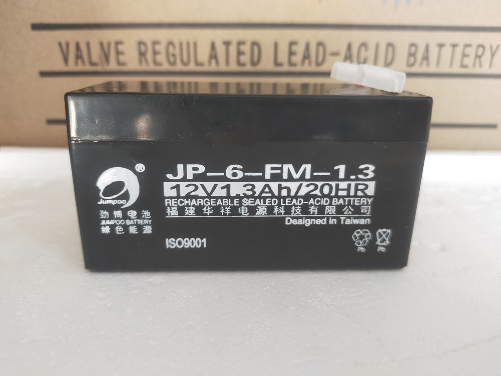 劲博蓄电池JP-6-FM-1.3 12V1.3Ah 铅酸免维护/机器内置/消防机柜