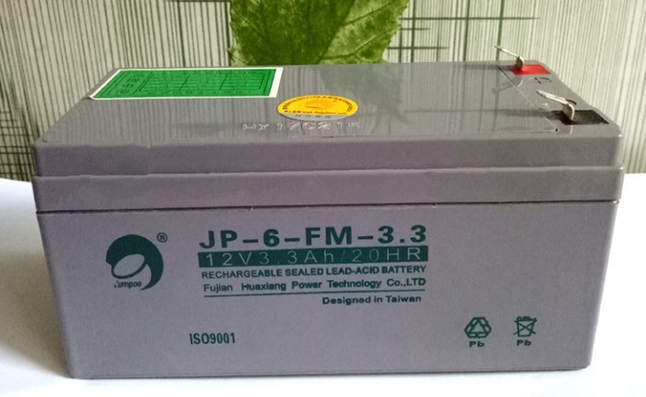 劲博蓄电池JP-6-FM-3.3 12V3.3Ah 厂家直销 品质保证 小密度铅酸