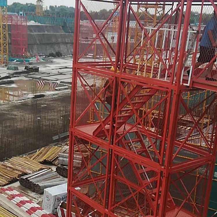 基坑安全梯笼 利科销售 箱式安全梯笼 挂网式安全梯笼 来电订购