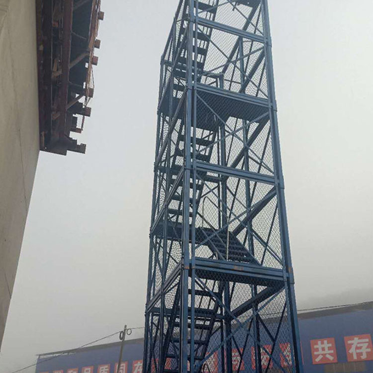 铁路施工安全梯笼 利科供应 挂网式梯笼 组合式框架梯笼 来电订购