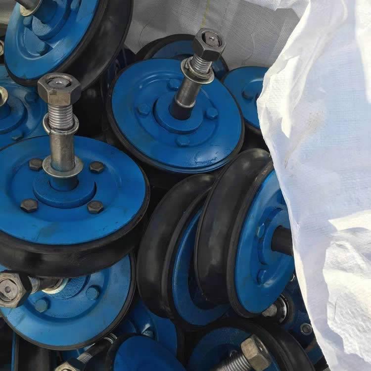 云南猴车托绳轮型号 价格优惠托绳轮 生产批发