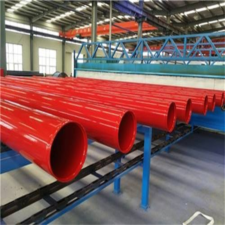 中国洋涌 DN100-DN1200煤矿用涂塑钢管 自来水饮用水内外涂塑复合钢管 内外环氧树脂EP防腐